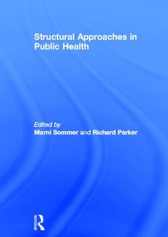 Couverture de l’ouvrage Structural Approaches in Public Health