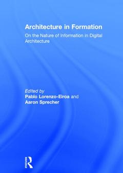 Couverture de l’ouvrage Architecture in Formation