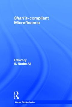 Couverture de l’ouvrage Shari'a Compliant Microfinance