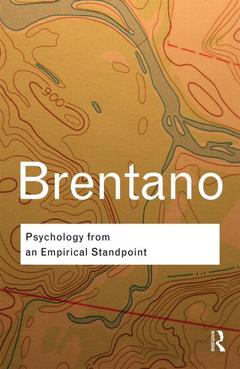 Couverture de l’ouvrage Psychology from An Empirical Standpoint