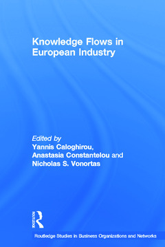 Couverture de l’ouvrage Knowledge Flows in European Industry