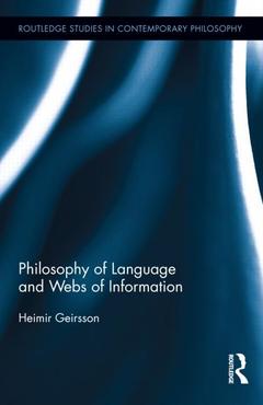 Cover of the book Philosophy of Language and Webs of Information