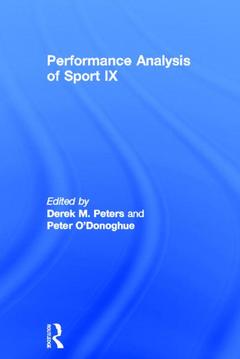 Couverture de l’ouvrage Performance Analysis of Sport IX
