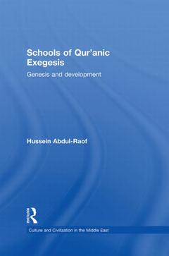 Couverture de l’ouvrage Schools of Qur'anic Exegesis