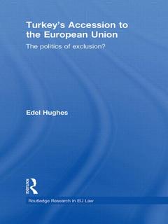 Couverture de l’ouvrage Turkey’s Accession to the European Union