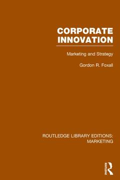Couverture de l’ouvrage Corporate Innovation (RLE Marketing)