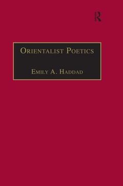 Couverture de l’ouvrage Orientalist Poetics