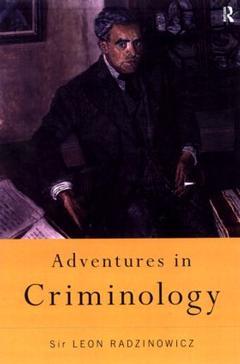 Couverture de l’ouvrage Adventures in Criminology