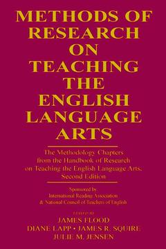 Couverture de l’ouvrage Methods of Research on Teaching the English Language Arts