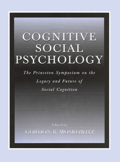 Couverture de l’ouvrage Cognitive Social Psychology