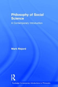 Couverture de l’ouvrage Philosophy of Social Science