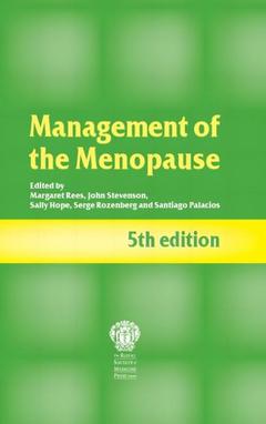 Couverture de l’ouvrage Management of the Menopause, 5th edition