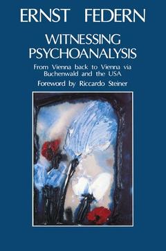 Couverture de l’ouvrage Witnessing Psychoanalysis