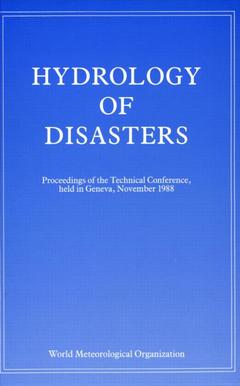 Couverture de l’ouvrage Hydrology of Disasters