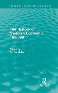 Couverture de l’ouvrage The History of Swedish Economic Thought