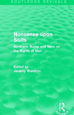Couverture de l’ouvrage Nonsense upon Stilts (Routledge Revivals)