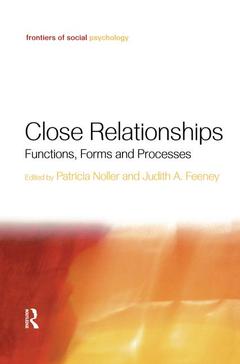 Couverture de l’ouvrage Close Relationships
