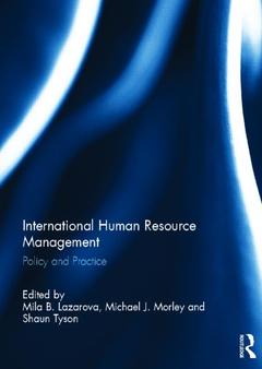Couverture de l’ouvrage International Human Resource Management