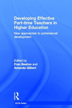 Couverture de l’ouvrage Developing Effective Part-time Teachers in Higher Education