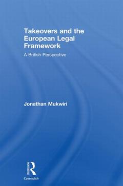 Couverture de l’ouvrage Takeovers and the European Legal Framework