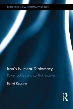 Couverture de l’ouvrage Iran's Nuclear Diplomacy