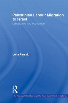 Couverture de l’ouvrage Palestinian Labour Migration to Israel