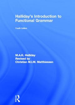 Cover of the book Halliday's Introduction to Functional Grammar