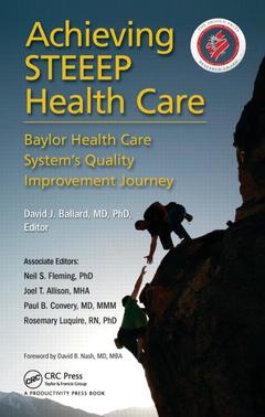 Couverture de l’ouvrage Achieving STEEEP Health Care