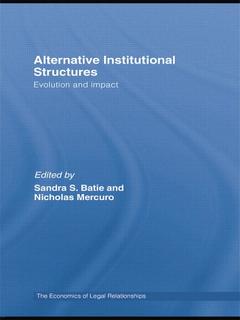 Cover of the book Alternative Institutional Structures