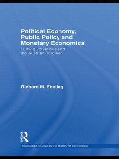 Couverture de l’ouvrage Political Economy, Public Policy and Monetary Economics