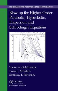 Couverture de l’ouvrage Blow-up for Higher-Order Parabolic, Hyperbolic, Dispersion and Schrodinger Equations