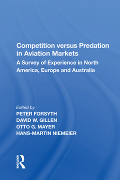 Cover of the book Competition versus Predation in Aviation Markets