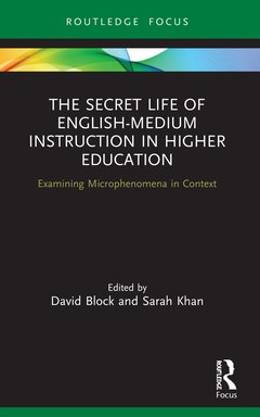 Couverture de l’ouvrage The Secret Life of English-Medium Instruction in Higher Education