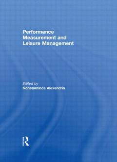 Couverture de l’ouvrage Performance Measurement and Leisure Management