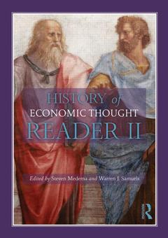 Couverture de l’ouvrage The History of Economic Thought