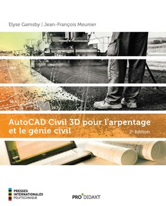 Cover of the book AutoCAD Civil 3D pour l'arpentage et le génie civil 