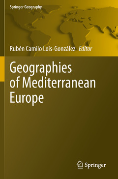 Couverture de l’ouvrage Geographies of Mediterranean Europe