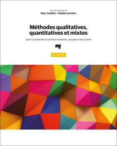 Couverture de l’ouvrage Méthodes qualitatives, quantitatives et mixtes, 2e édition