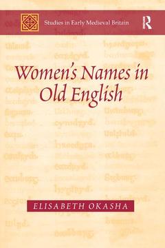 Cover of the book Women's Names in Old English