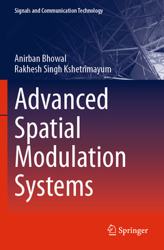 Couverture de l’ouvrage Advanced Spatial Modulation Systems
