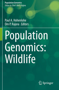 Couverture de l’ouvrage Population Genomics: Wildlife