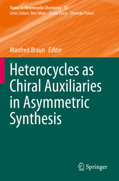 Couverture de l’ouvrage Heterocycles as Chiral Auxiliaries in Asymmetric Synthesis