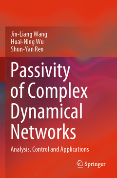 Couverture de l’ouvrage Passivity of Complex Dynamical Networks