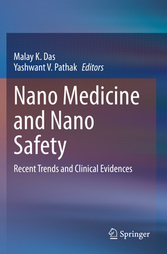 Couverture de l’ouvrage Nano Medicine and Nano Safety