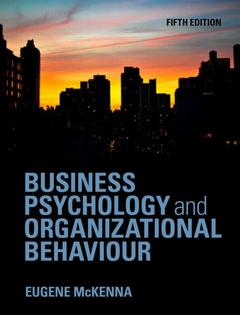 Couverture de l’ouvrage Business psychology and organizational behaviour, 5th edition