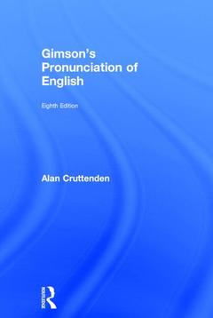 Couverture de l’ouvrage Gimson's Pronunciation of English