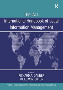 Cover of the book The IALL International Handbook of Legal Information Management