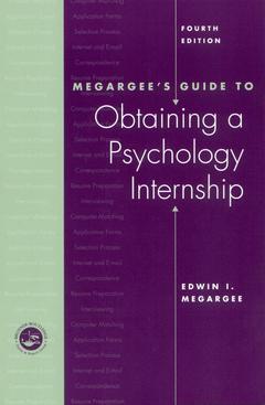 Couverture de l’ouvrage Megargee's Guide to Obtaining a Psychology Internship