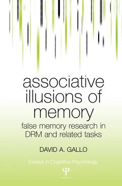 Couverture de l’ouvrage Associative Illusions of Memory