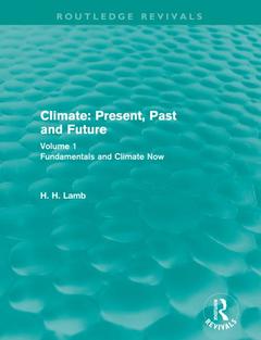 Couverture de l’ouvrage Climate: Present, Past and Future
